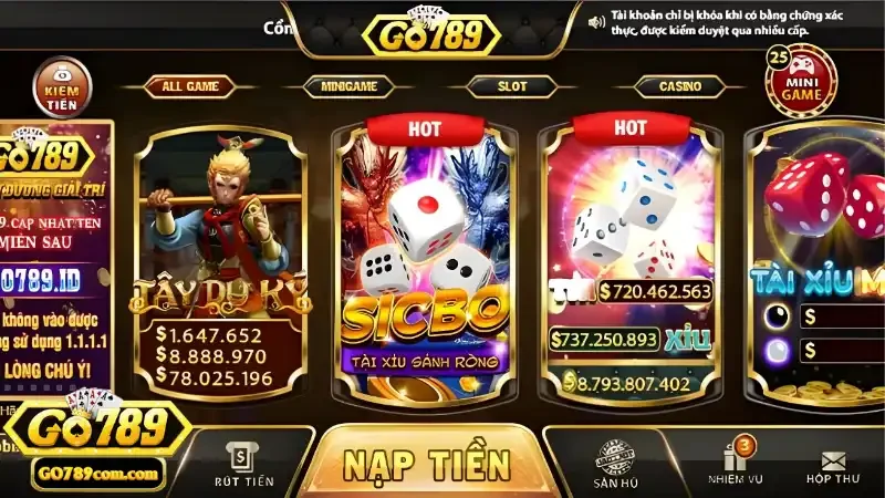 Lưu ý khi thực hiện đăng nhập Go789