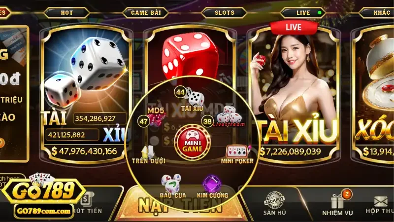 Khuyến mãi chào mừng hấp dẫn tại cổng game Go789